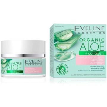 EVELINE Organic Aloe+Collagen mitrinošs, nomierino
