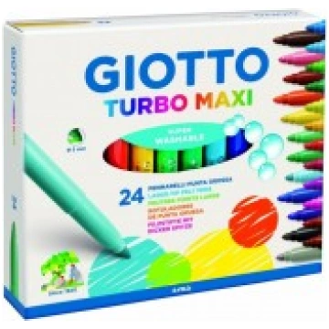 Flomāsteri "Giotto Turbo Maxi" (24 krāsas) CH_FL45