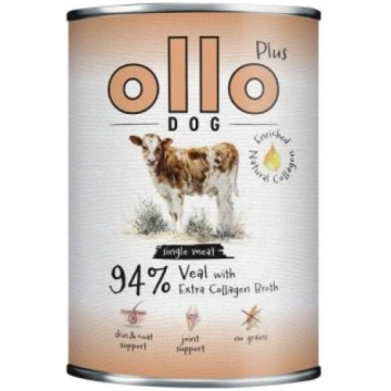 OLLO Plus Collagen Veal - wet dog food - 400g