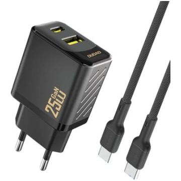 Adapteris Dudao Dudao A26TCEU PD QC 25W GaN USB-A 