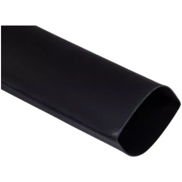 Termorūkošā caurule RC1m 2.4/1.2 melna