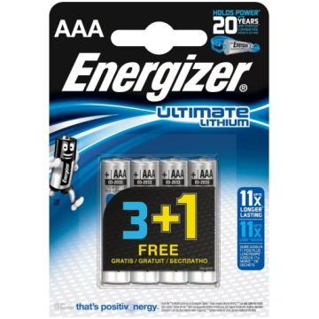 Vienreiz lietojama AAA litija baterija Energizer 6