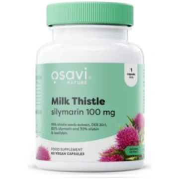 Milk Thistle Silymarin 100 mg Osavi 60 vcaps