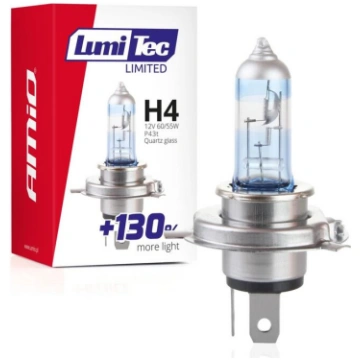 Halogen bulb H4 12V 60/55W LumiTec LIMITED +130% (