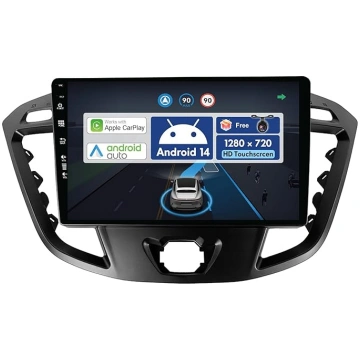 Android 14 IPS auto radio priekš Ford Tourneo/Ford