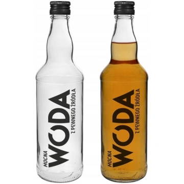 Stipra ūdens stikla pudele 0,5 l