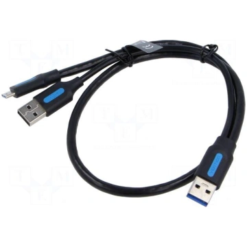Cable | USB 3.0 | USB A plug x2,USB B micro plug |