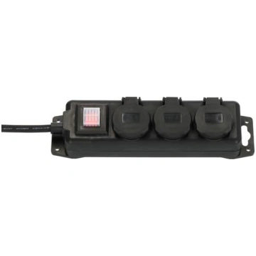 Brennenstuhl Outdoor socket strip IP44, 3-way with