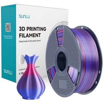 Sunlu FILAMENT SUNLU PLA+ SILK 1.75MM 1KG RAINBOW 