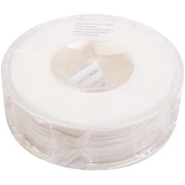 3D drukāšanas filaments - TPU 1.75mm 1kg balts, Ba
