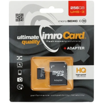 IMRO microSD memory card 256GB 100MB/s class 10 UH