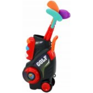 LEAN Toys Mini Golf Set For Children Trolley On Wh