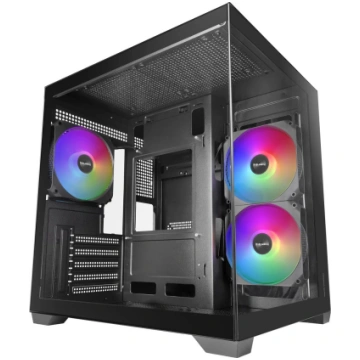 Datora korpuss Mars Gaming MCVIEW3 Mini Tower, Mic