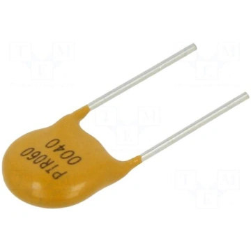 Fuse: PTC polymer | 400mA | Imax: 40A | THT | PTR0