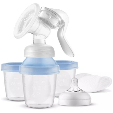 Manuāls piena pumpis ar trauku Philips Avent, SCF4