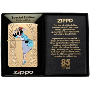 Zippo Lighter 48413 Windy 85th Anniversary Collect