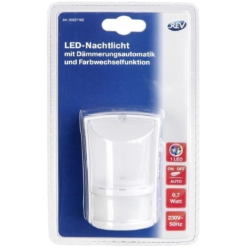 REV LED-Night light with automatic gloaming functi
