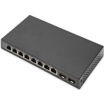 Digitus 8-Port Gigabit + 2 Gigabit SFP Ethernet, U