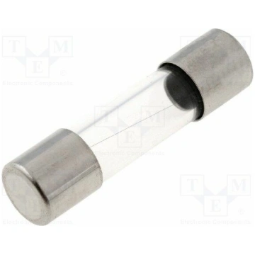 Fuse: fuse; cylindrical,glass; 40mA; 250VAC; time-