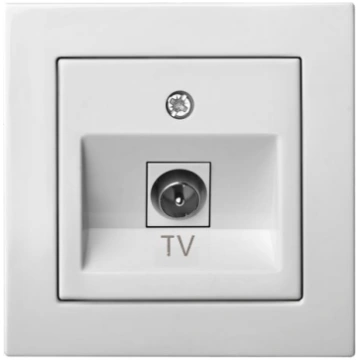 Kontaktligzda TV Liregus Epsilon, bez rāmja, balta