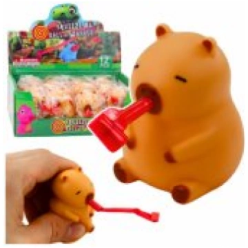LEAN Toys Squishy Capybara with Trumpet and Pipe B
