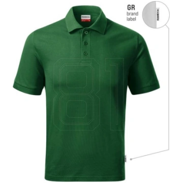 Vīriešu Resist Heavy Polo krekliņš (pudeles zaļš 0