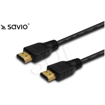 Savio Cable HDMI CL-34 10m Black gold v1.4 3D ( SA