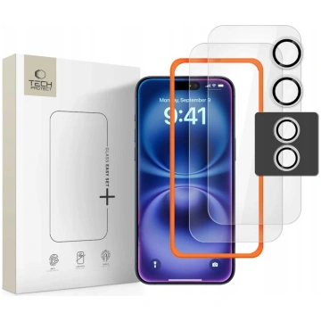 Szklo hartowane Tech-protect Easy Set+ do Apple iP