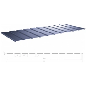 Trapecveida profils T-8 FK RAL7016, Ultramat 1190x