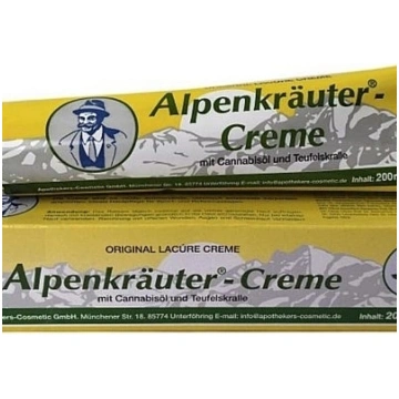 Alpu augu krēms Alpenkräuter® ar kaņepju eļļu/ Har