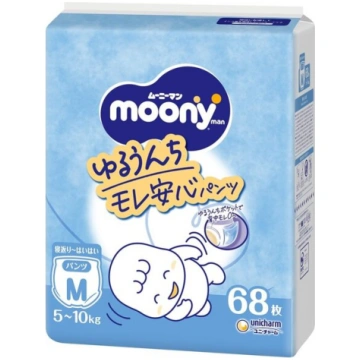 Moony Autiņbiksītes-biksītes PM 5-10kg 68gab