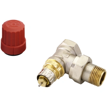 Ventilis Danfoss, stūra/termostatiskais, apkures s