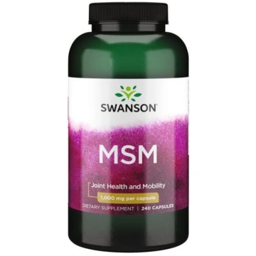 MSM - locītavām - 1000 mg - N240 - Swanson