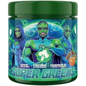 Super Greens 250 g Swedish Supplements Peach Ice T
