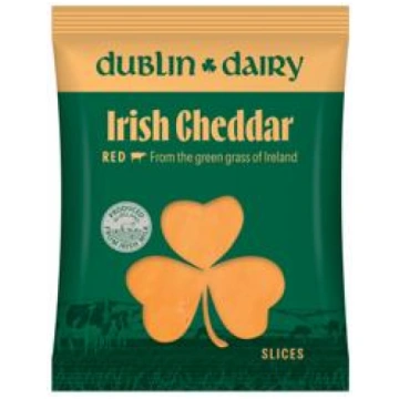 Siers Irish Cheddar DUBLIN DAIRY sarkanais šķēlītē