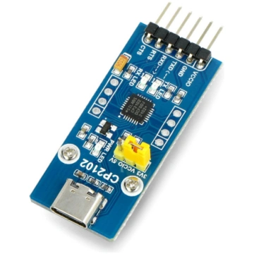 CP2102 USB-UART TTL Converter - USB type C socket 