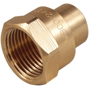 Adapteris Nibco 42700, 22mm x 3/4", misiņš
