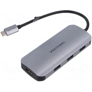 Hub USB | HDMI socket,USB A socket x3,USB C socket