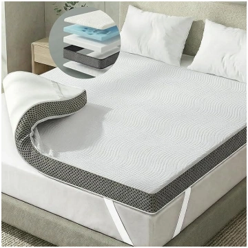 Double Layer Memory Foam Mattress Topper 5 cm biez