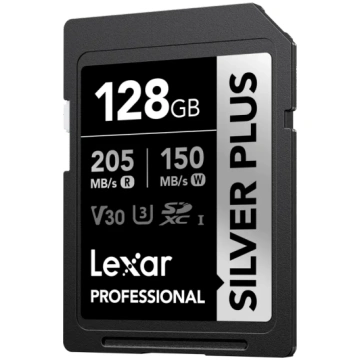 Lexar SDXC Professional SILVER Plus UHS-I/U3/A2/4K