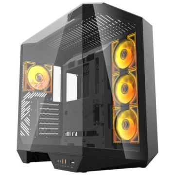 Darkflash Computer Case DY470 with 4 Fans (Black) 