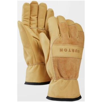 BURTON Men"s Lifty Leather Gloves Rawhide cimdi