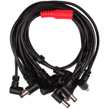 Mooer Power Daisy Chain Cable, 10 Plugs, angled 24