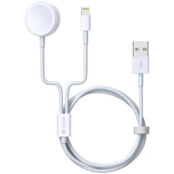 Devia cable 2in1 Smart EA199 USB - Lightning white