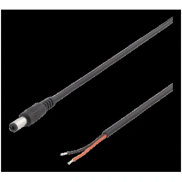 KABEĻA DELTACO 5.5X2.1MM DC LĪDZ ATVĒRTAI BEIGĀM V