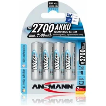 Uzlādējams AA akumulators ANSMANN R6/2700 1,2V 270