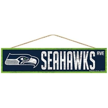 Wincraft NFL Seattle Seahawks uzraksts, koka aleja