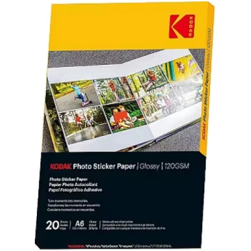 Kodak Photo Sticker Paper A6 Glossy 20 sheets (351