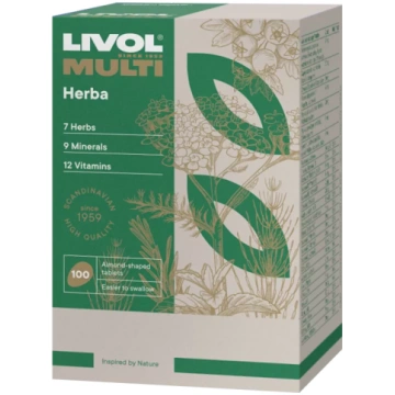 LIVOL Multi Herba tabletes, 100 gab