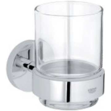 Glāze Grohe ar turētāju Essentials New, hroms 4044
